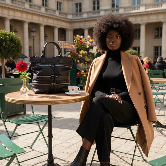 Chloé Gladys Leather Tote Bag, Y2K - Excellent Vintage - Picture 5 of 9